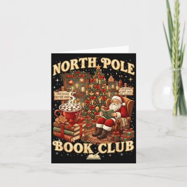 North Le Book Club Cosy Christmas Reading Gift  Card (Front)