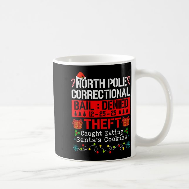 North Le Correctional Theft Caught Eating Santa's  Coffee Mug (Right)