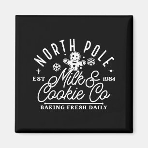 North Le Milk And Cookie Co Funny Baking Christmas Magnet
