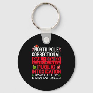 North Le Public Intoxication Drank All Of Santa's  Key Ring