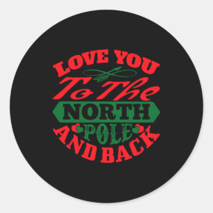 North Le Tygraphy Classic Round Sticker