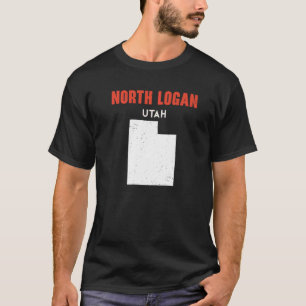 North Logan Utah USA State America Travel Utahan T-Shirt