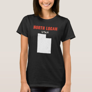 North Logan Utah USA State America Travel Utahan T-Shirt