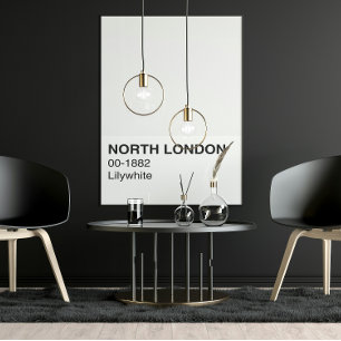 North London Lilywhite - Full Width Poster