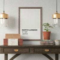 North London Lilywhite - White Border