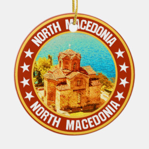 North Macedonia Ceramic Ornament