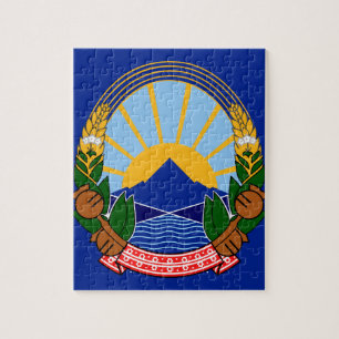 north macedonia emblem jigsaw puzzle