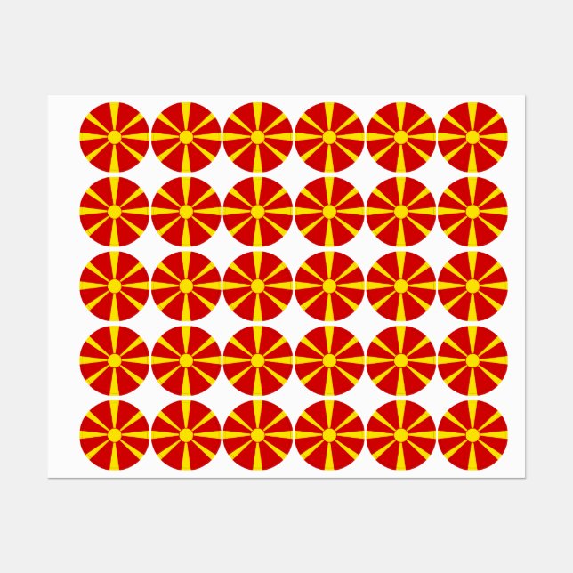 North Macedonia flag (Sheet)