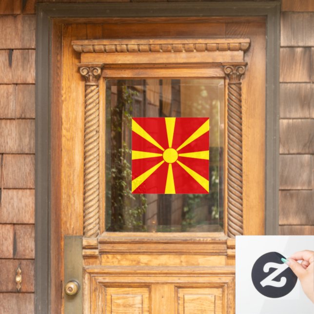 North Macedonia flag (Home Door)