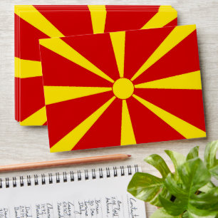 North Macedonia flag Envelope