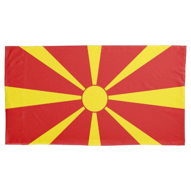 North Macedonia flag Pillowcase (Front)