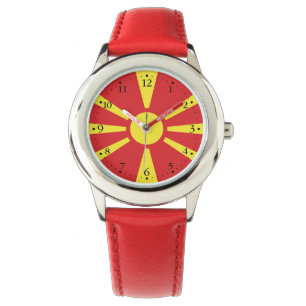 North Macedonia Flag Watch