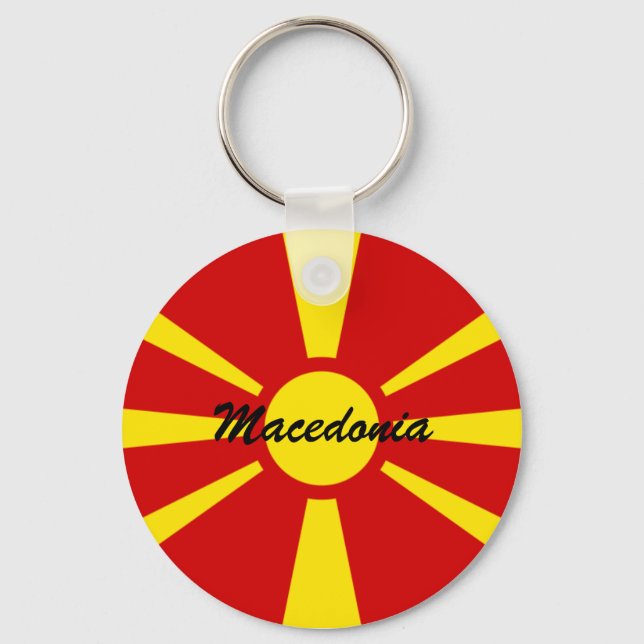 north macedonia key ring (Front)