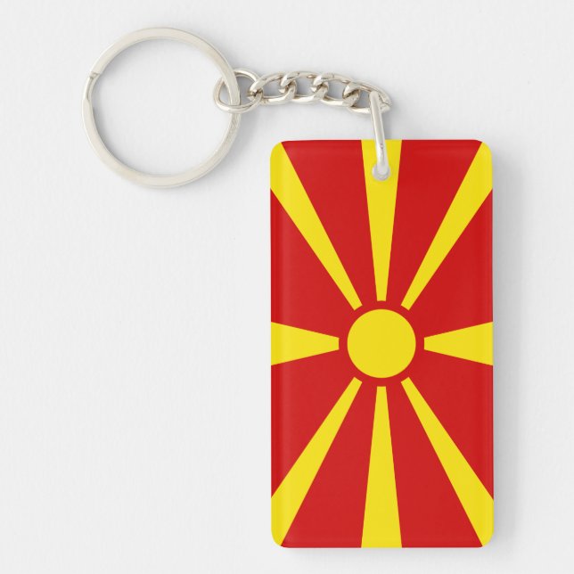 North Macedonia Key Ring (Front)