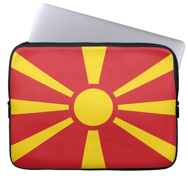 North Macedonia Laptop Sleeve (Front)