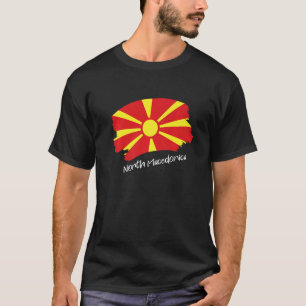 North Macedonian Flag North Macedonia   T-Shirt