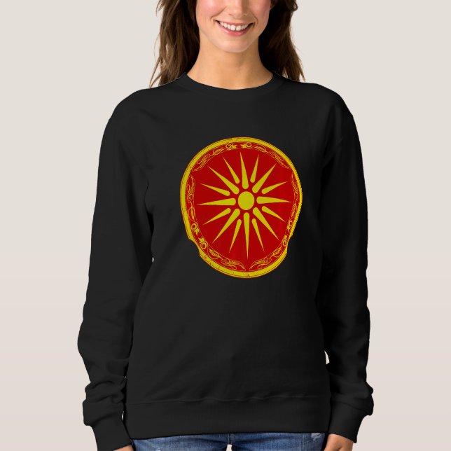 North Macedonian flag Sweatshirt (Front)