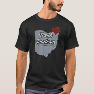 North Madison Ohio N OH City State USA Cute Souve T-Shirt