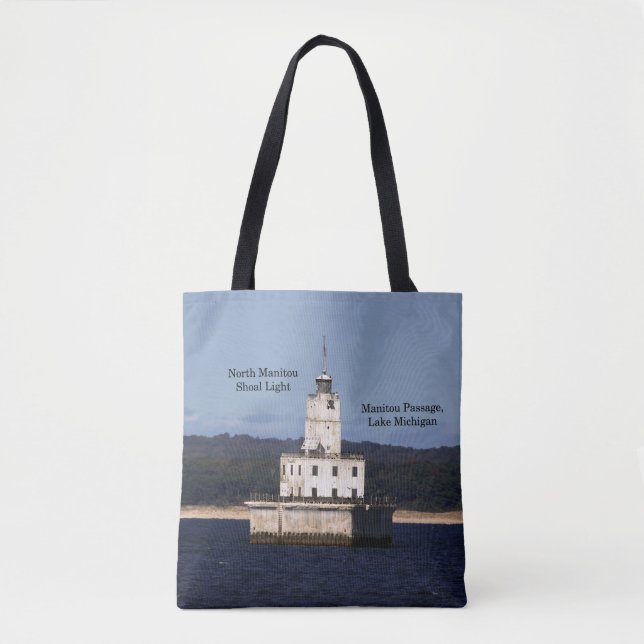 North Manitou Shoal Light all over tote bag (Front)