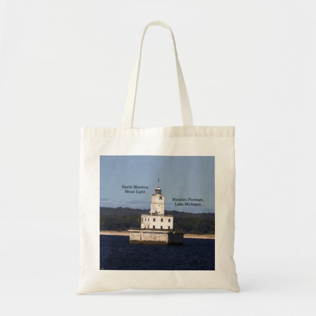North Manitou Shoal Light tote bag (Front)