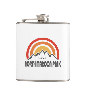 North Maroon Peak Hip Flask