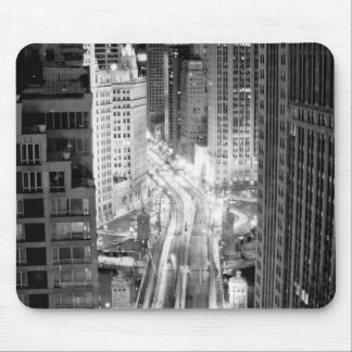 North Michigan Avenue in Chicago after winter Mouse Pad