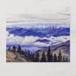 North - Mountains from Narkanda near Simla Postcard