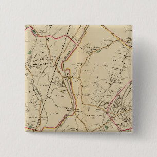 North New York City 4 15 Cm Square Badge