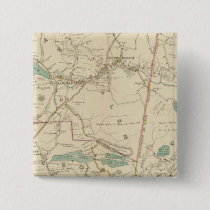 North New York City 4 15 Cm Square Badge