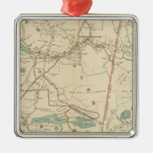 North New York City 4 Metal Ornament