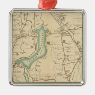 North New York City 8 Metal Tree Decoration