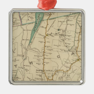 North New York City Metal Tree Decoration