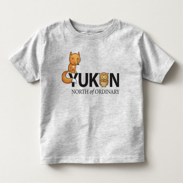 North of Ordinary Foxy Owl Toddler Tee (Front)