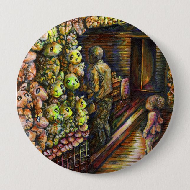 North of the Circus 10 Cm Round Badge (Front)