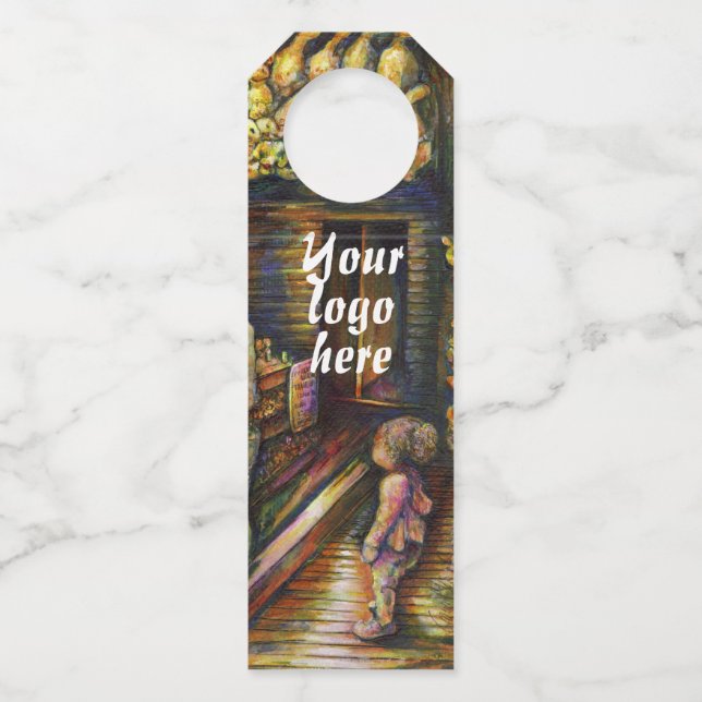 North of the Circus Bottle Tag (Front)