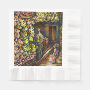 North of the Circus Napkin