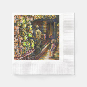 North of the Circus Napkin