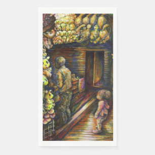 North of the Circus Napkin