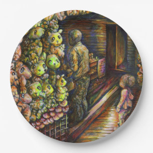 North of the Circus Paper Plate