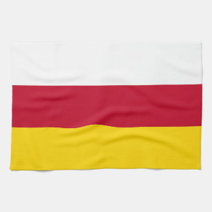 North Ossetia Flag Tea Towel