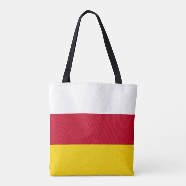 North Ossetia Flag Tote Bag (Back)