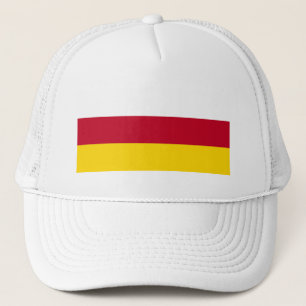 North Ossetia Flag Trucker Hat