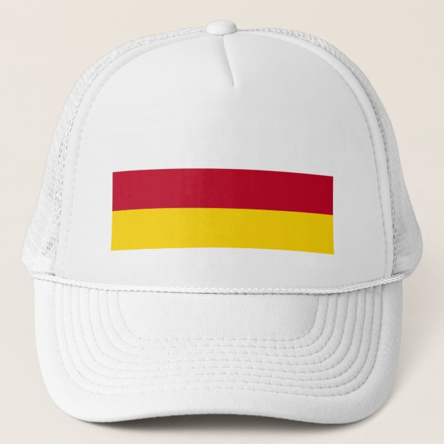 North Ossetia Flag Trucker Hat (Front)