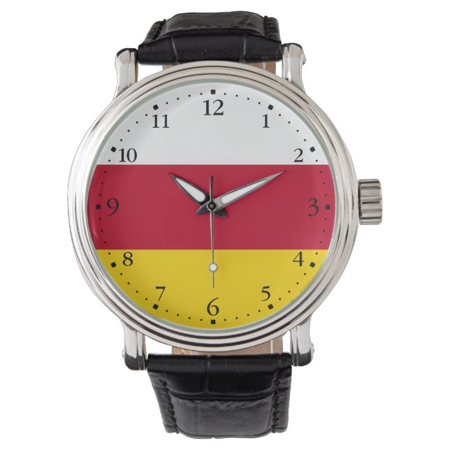 North Ossetia Flag Watch (Front)