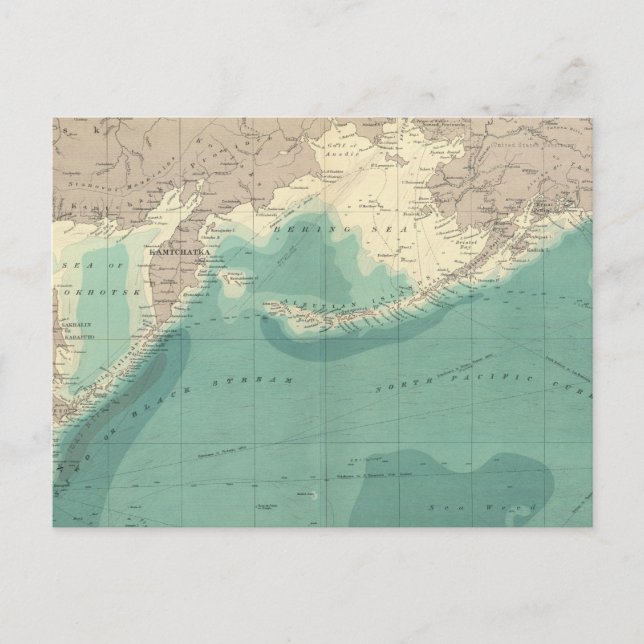North Pacific Ocean Postcard (Front)