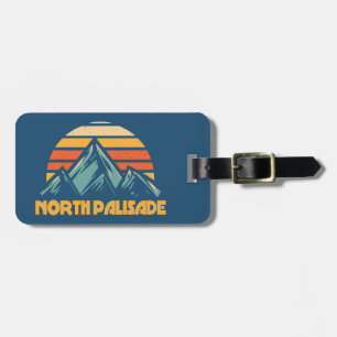 North Palisade California Retro Turquoise Luggage Tag
