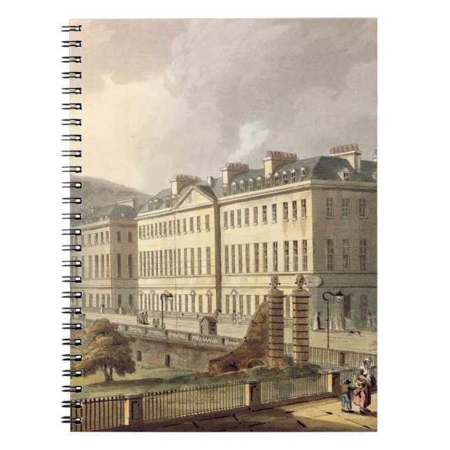 North Parade, from 'Bath Illustrated by a Series o Notebook (Front)