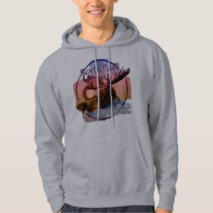North Park Colorado rustic moose hoodie