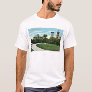 North Park View of Brownell School, Fire T-Shirt