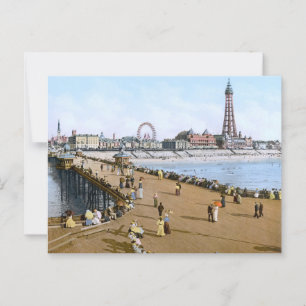 North Pier in Blackpool, England (c. 1900) Postcard